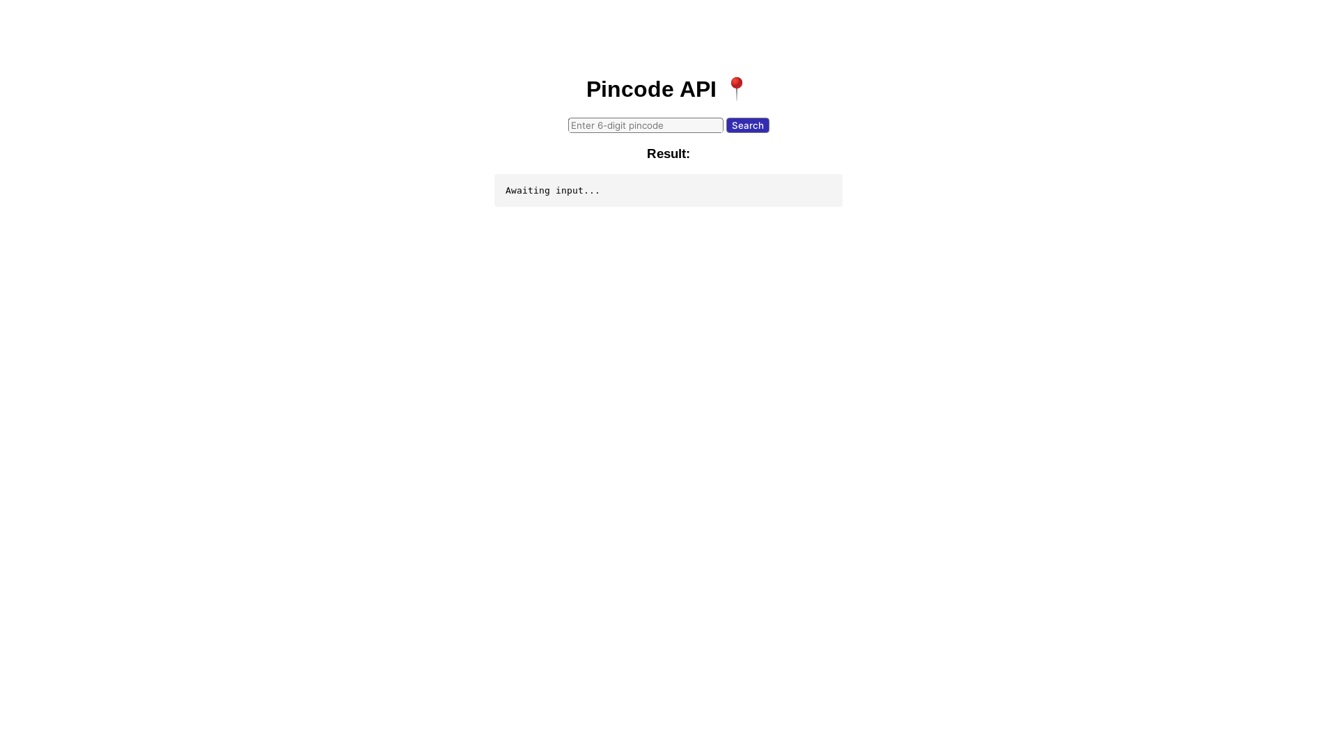 website screenshot of https://pincode-api.pages.dev/