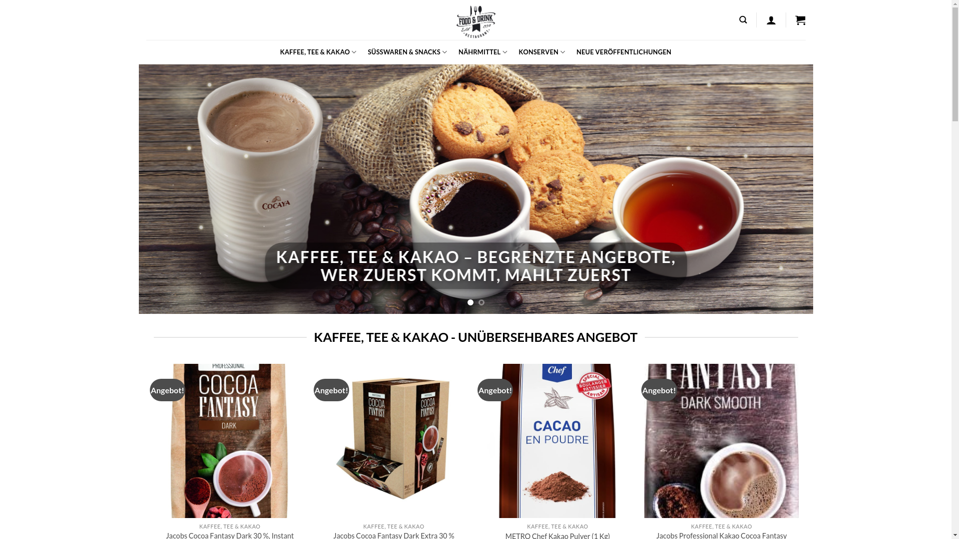 website screenshot of https://lebensmittelverkauf.com/