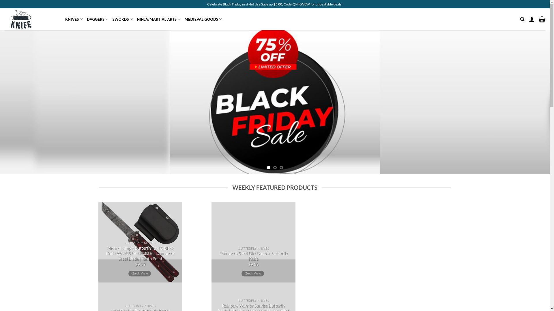 website screenshot of http://knivesgoodsale.com/