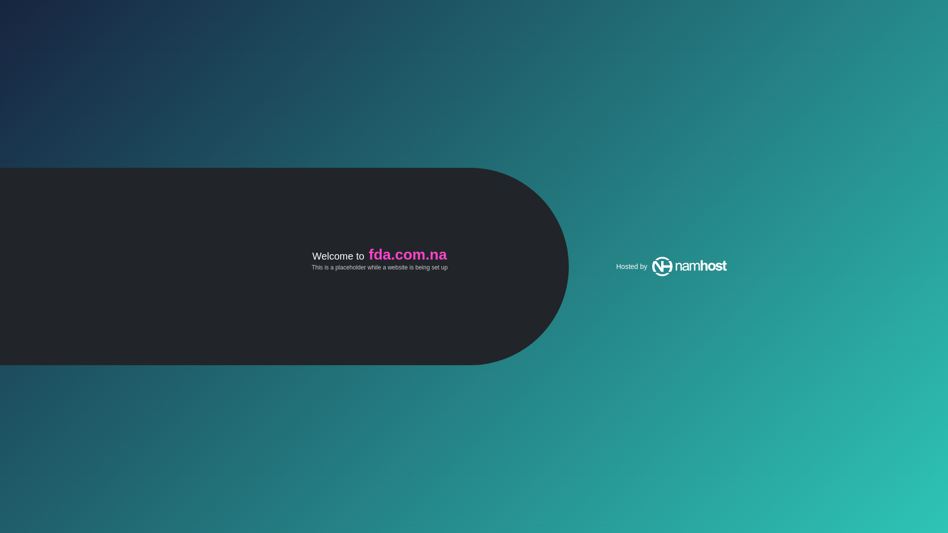 website screenshot of https://fda.com.na/