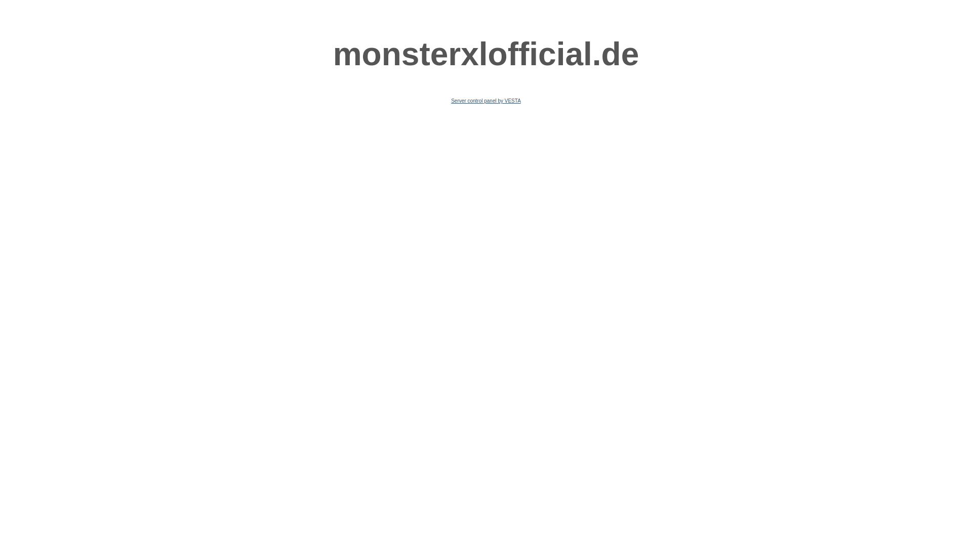 website screenshot of https://monsterxlofficial.de/