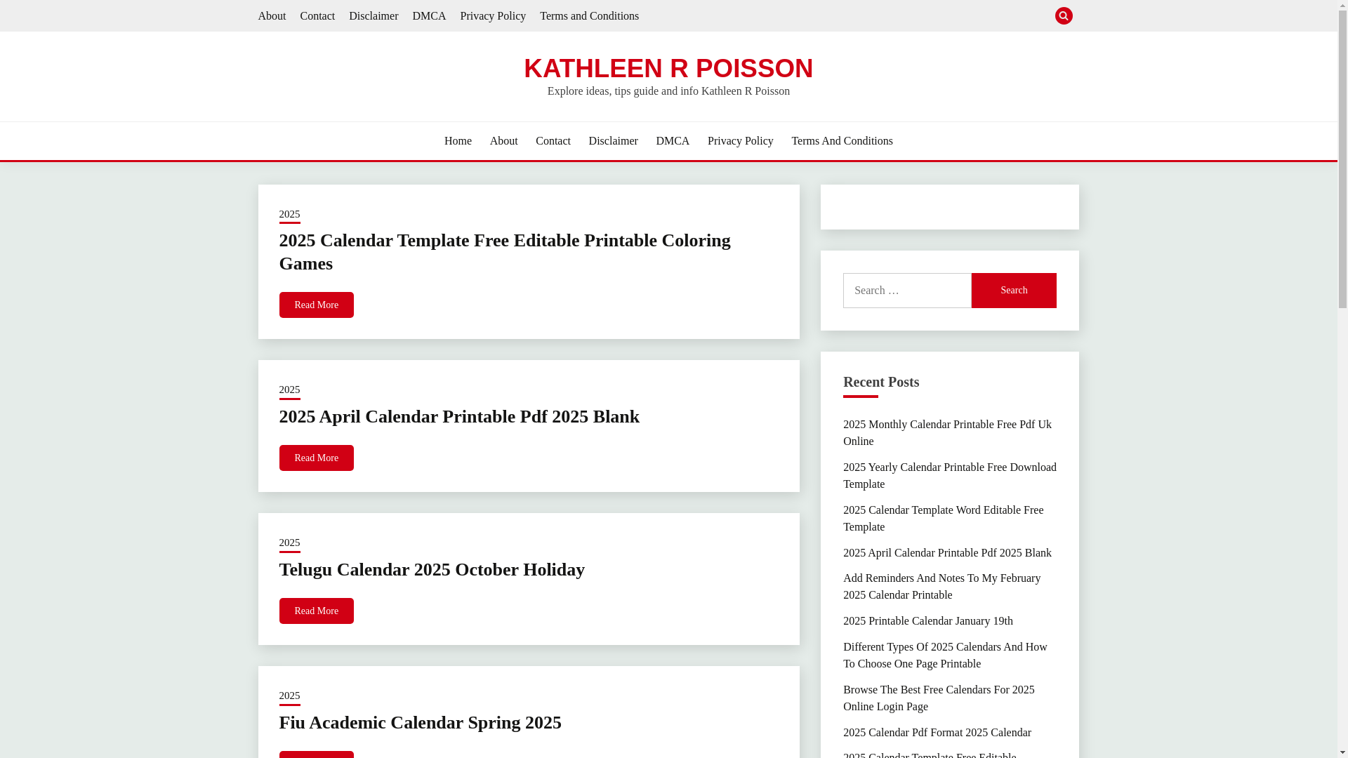 website screenshot of https://kathleenrpoissonc.pages.dev/