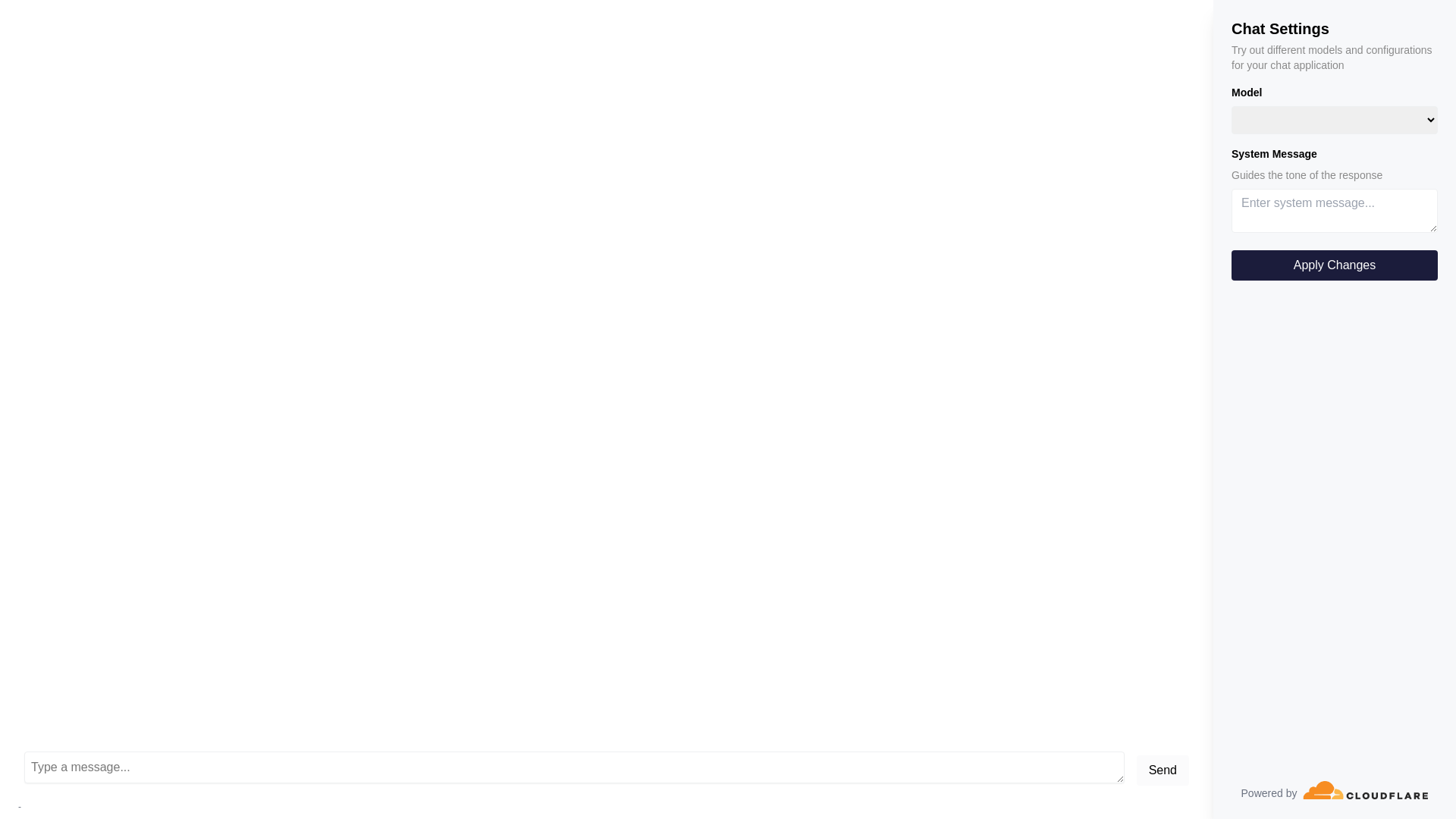 website screenshot of https://vanilla-chat-demo-tmpl-9lh.pages.dev/