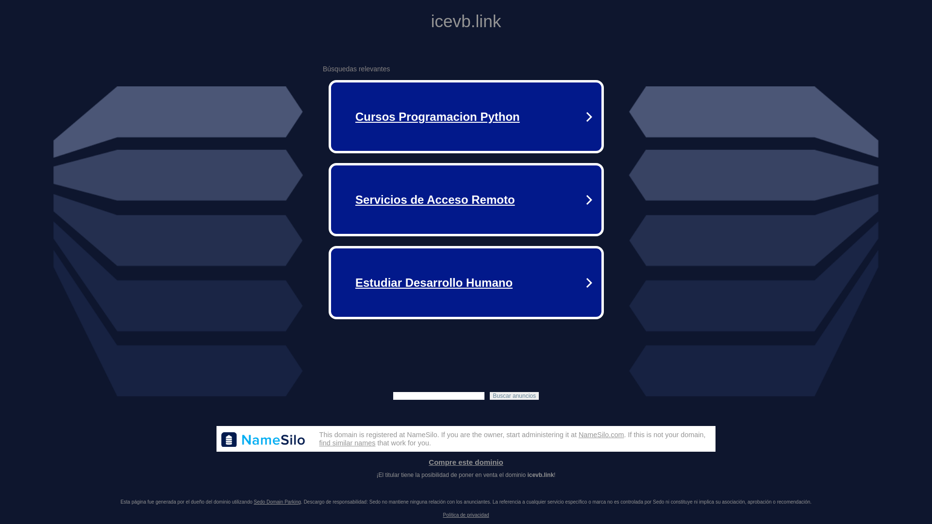 website screenshot of https://icevb.link/