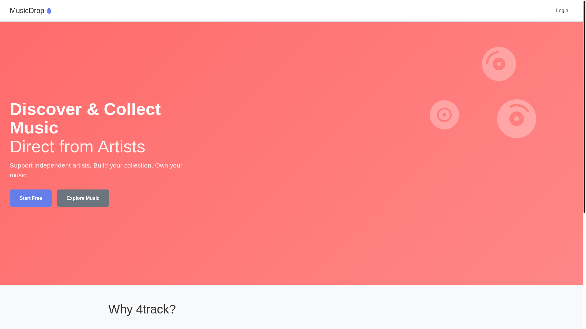 website screenshot of https://4track.io/