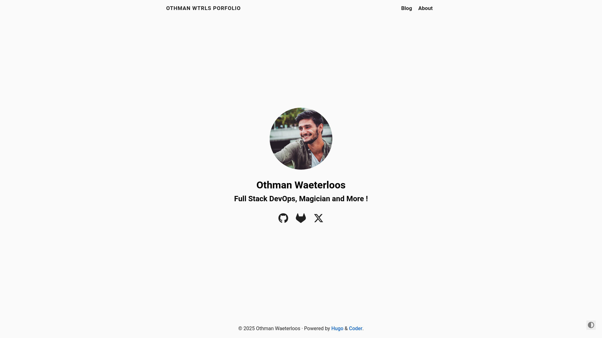 website screenshot of https://othmanwtrls.dev/