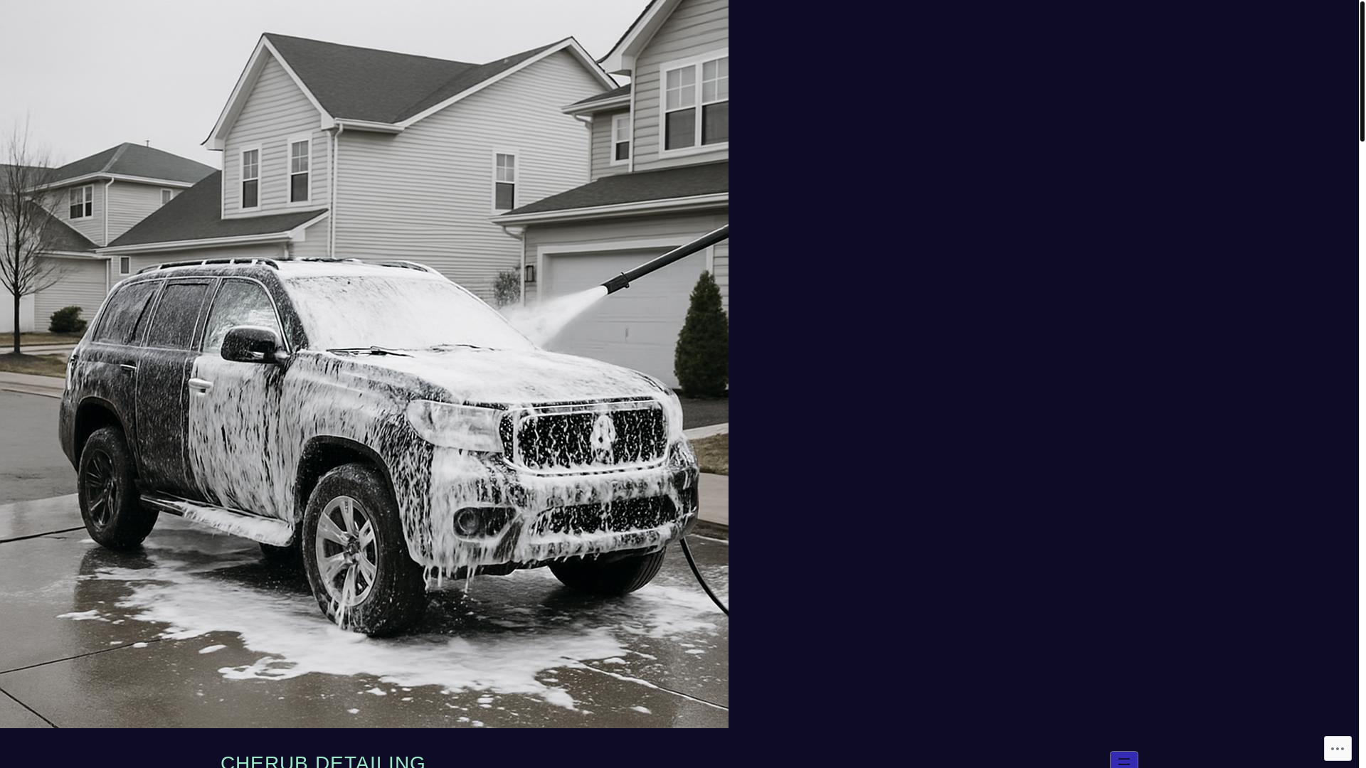 website screenshot of https://cherubdetailing.com/