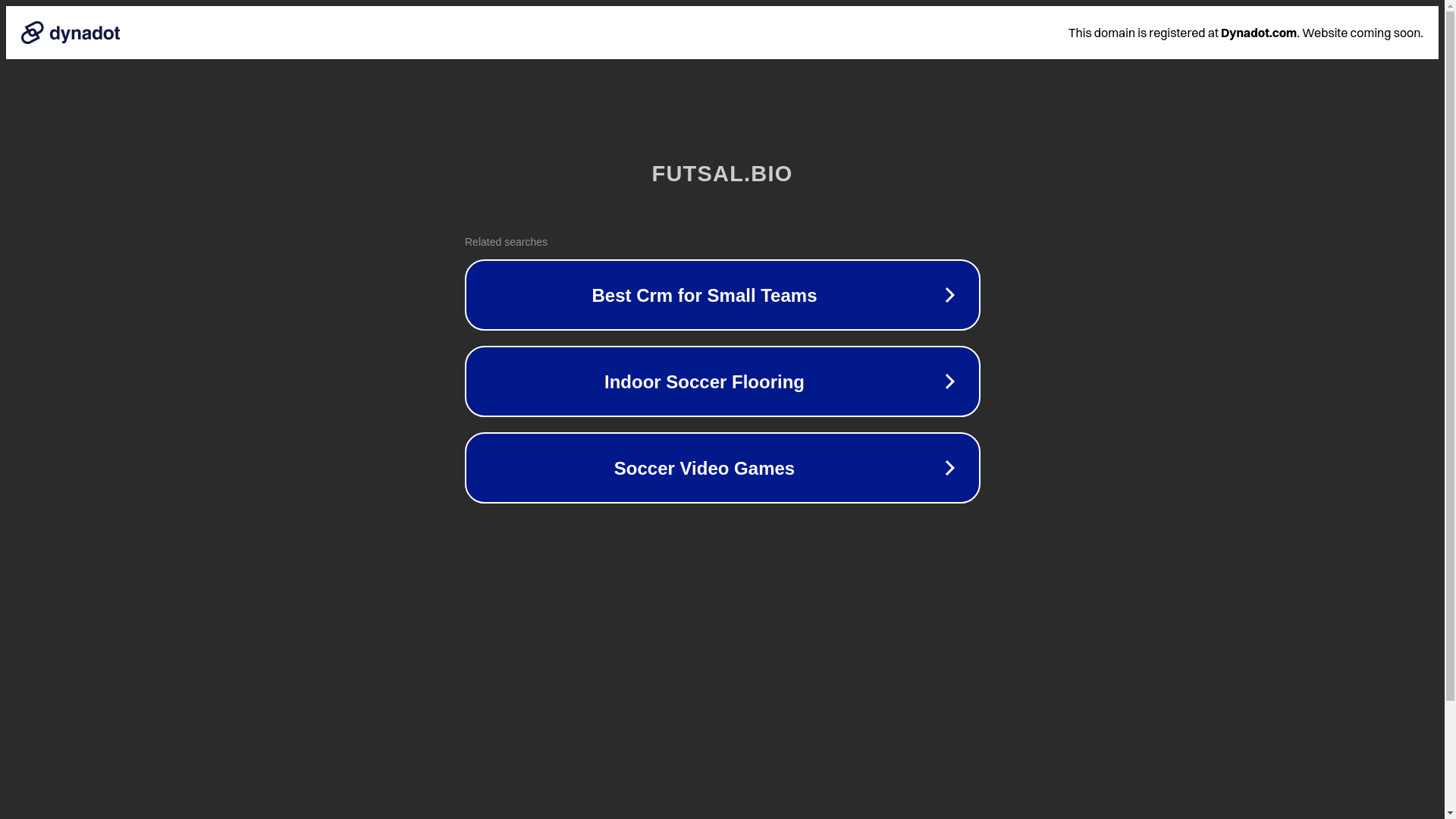 website screenshot of https://futsal.bio/