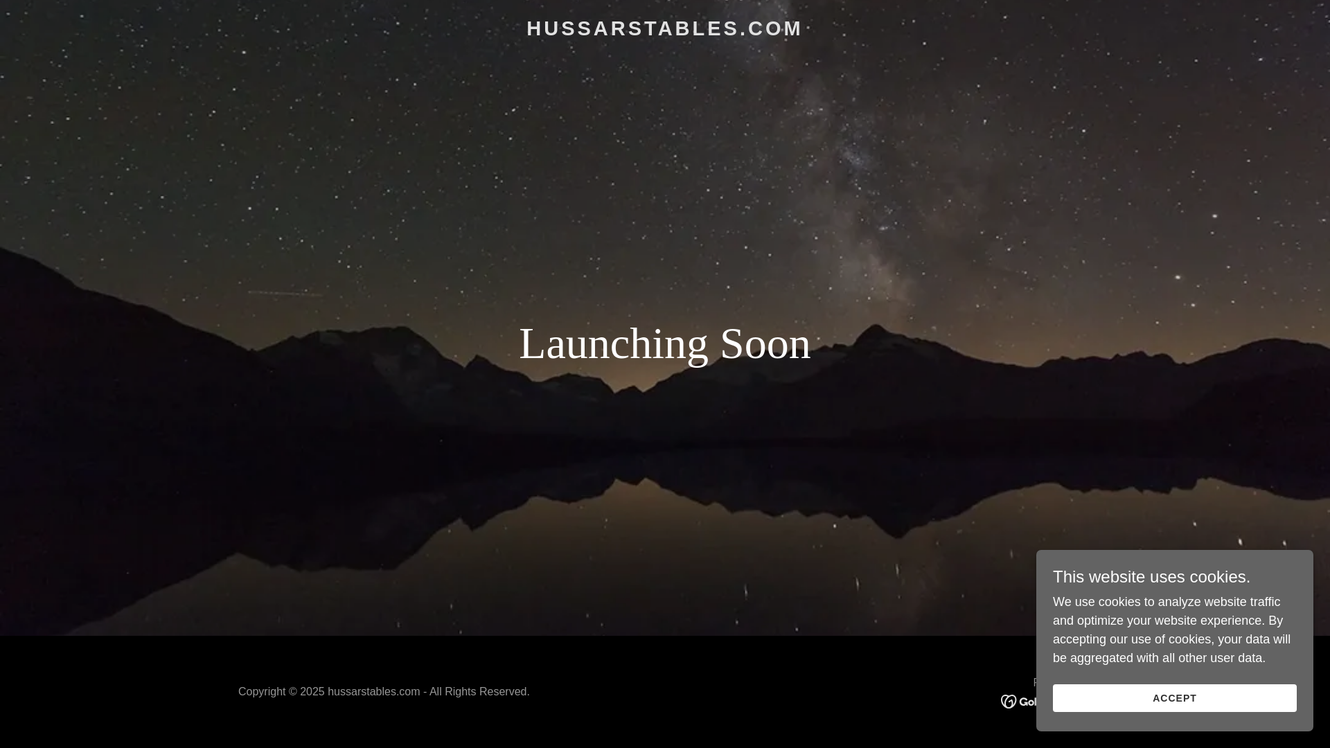 website screenshot of https://hussarstables.com/