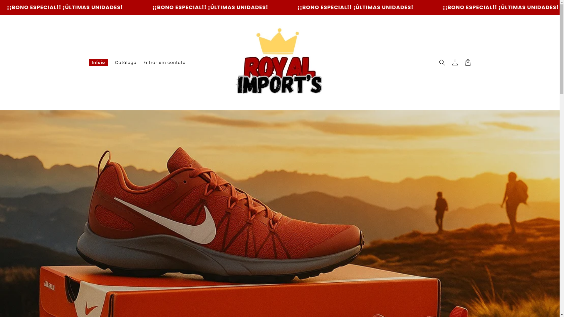 website screenshot of https://rroyallimports.site/