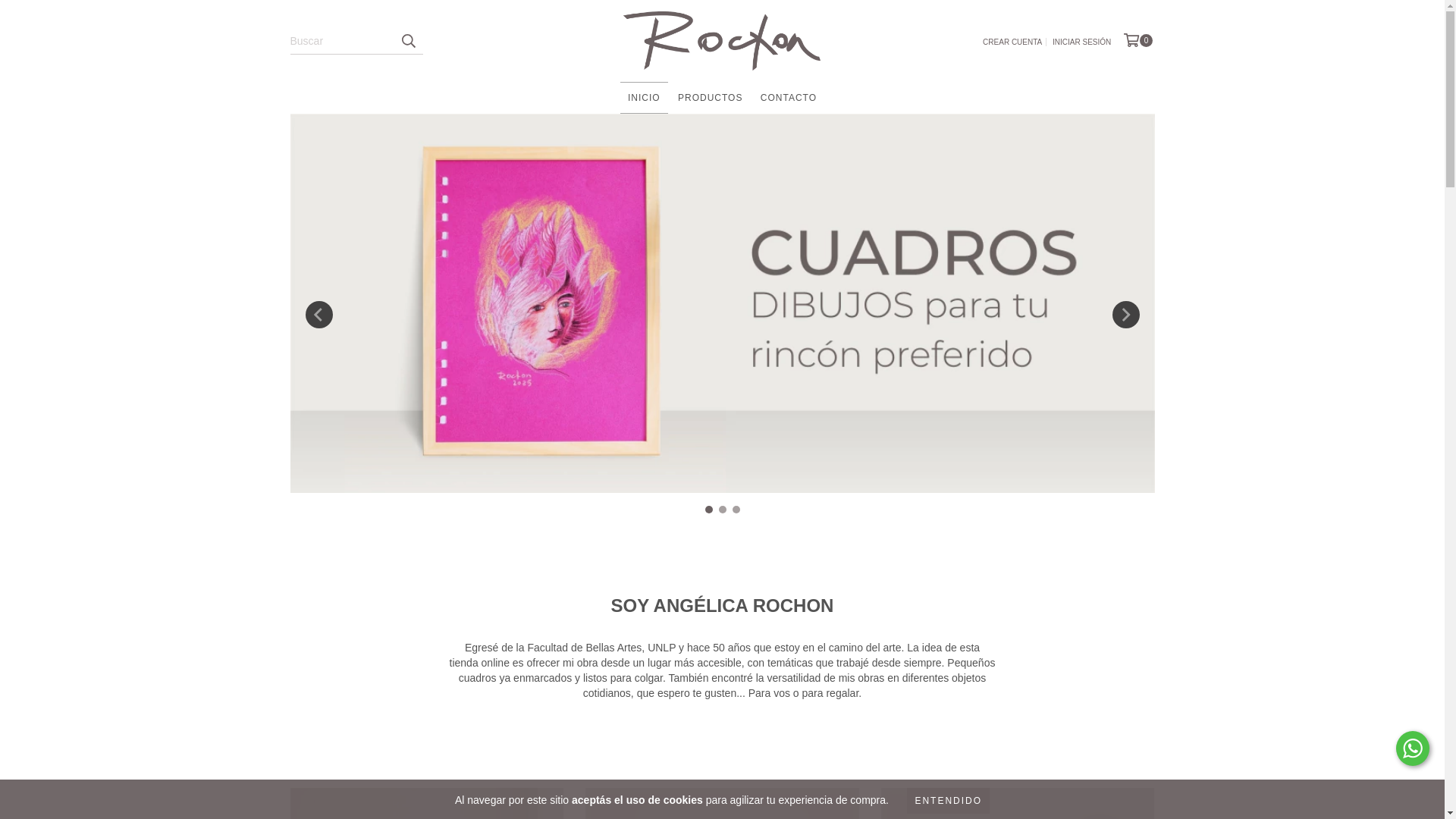 website screenshot of https://rochon.com.ar/