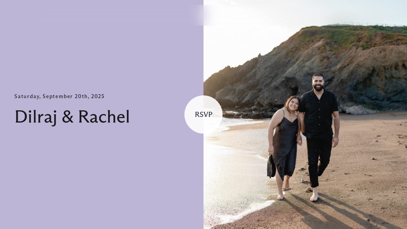 website screenshot of https://wedding-dil-rachel.pages.dev/