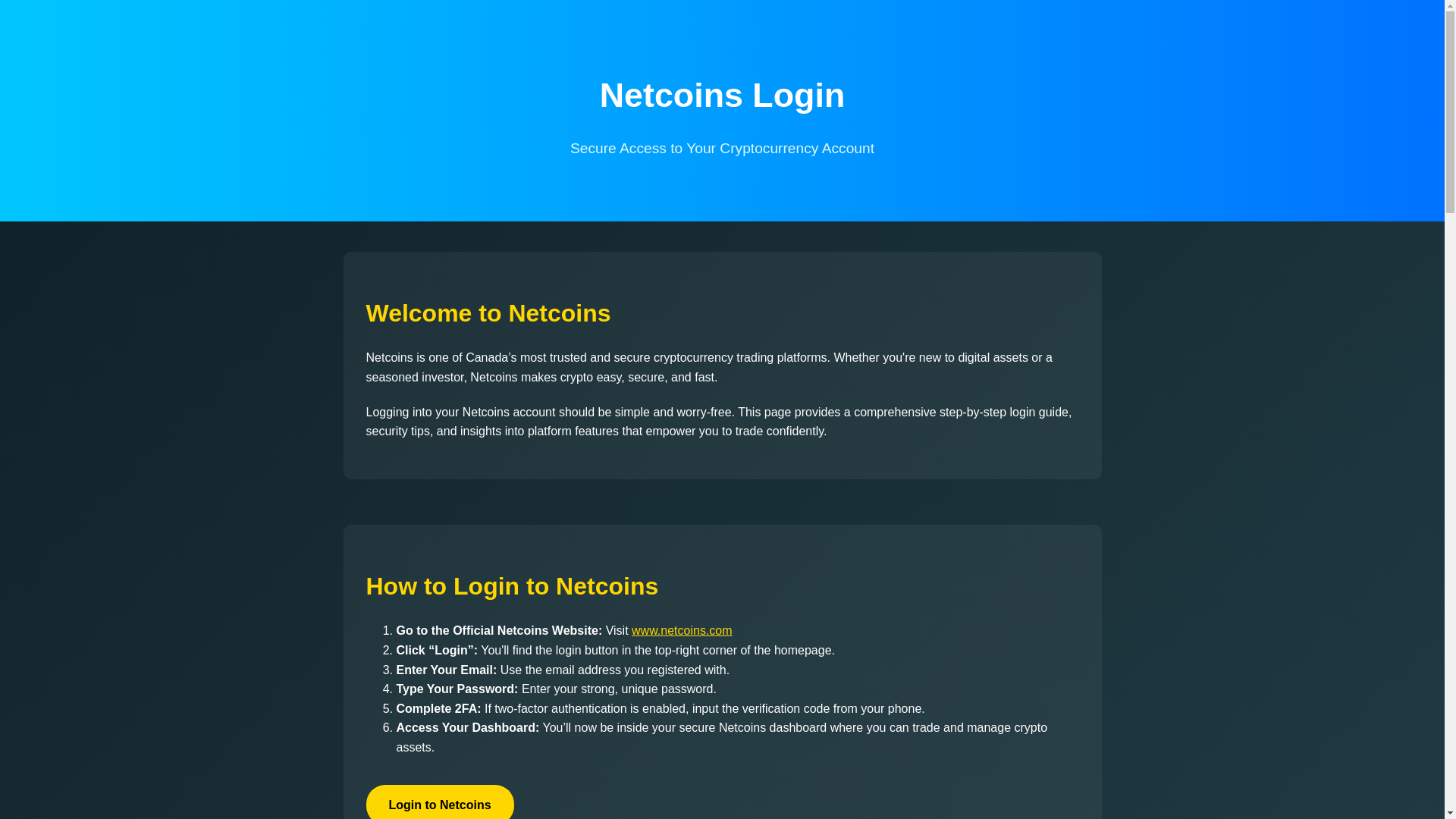 website screenshot of https://web-netcoins.pages.dev/