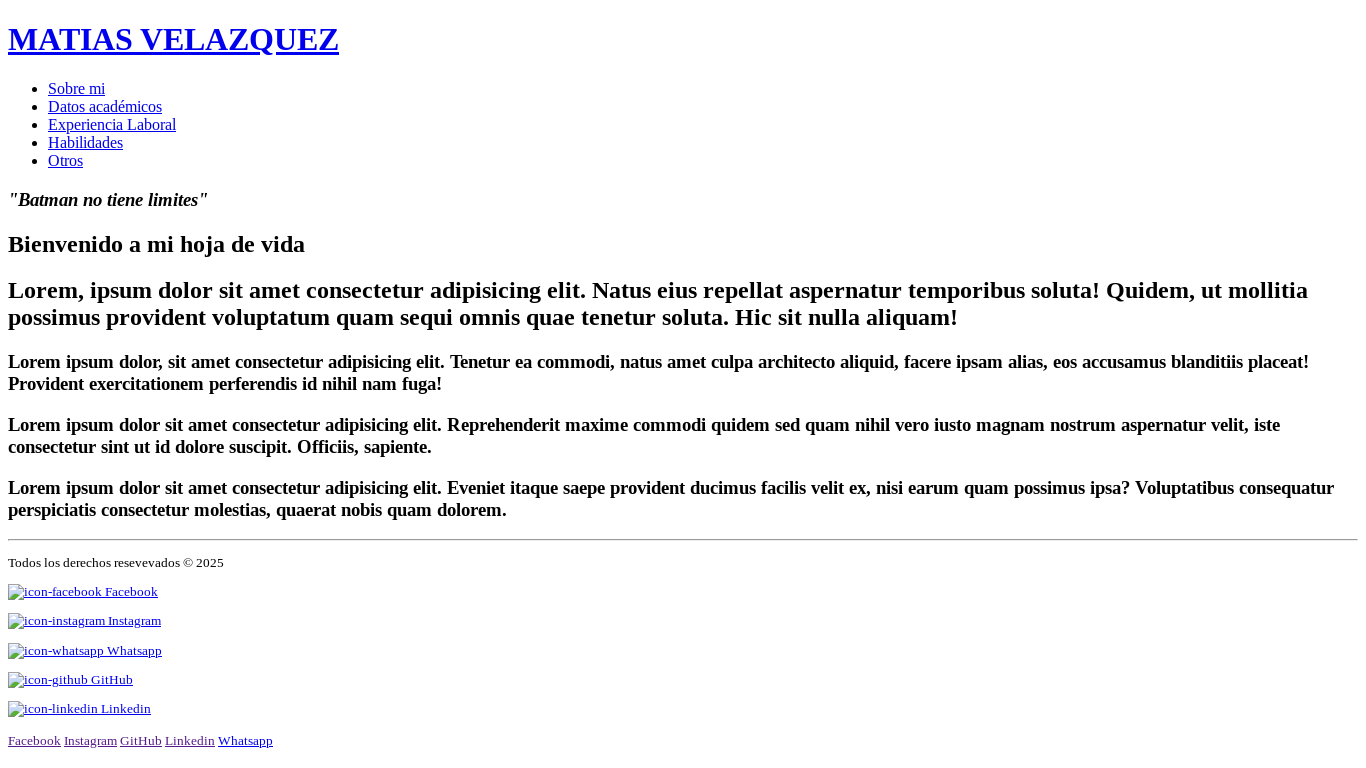 website screenshot of https://cv-matias.pages.dev/