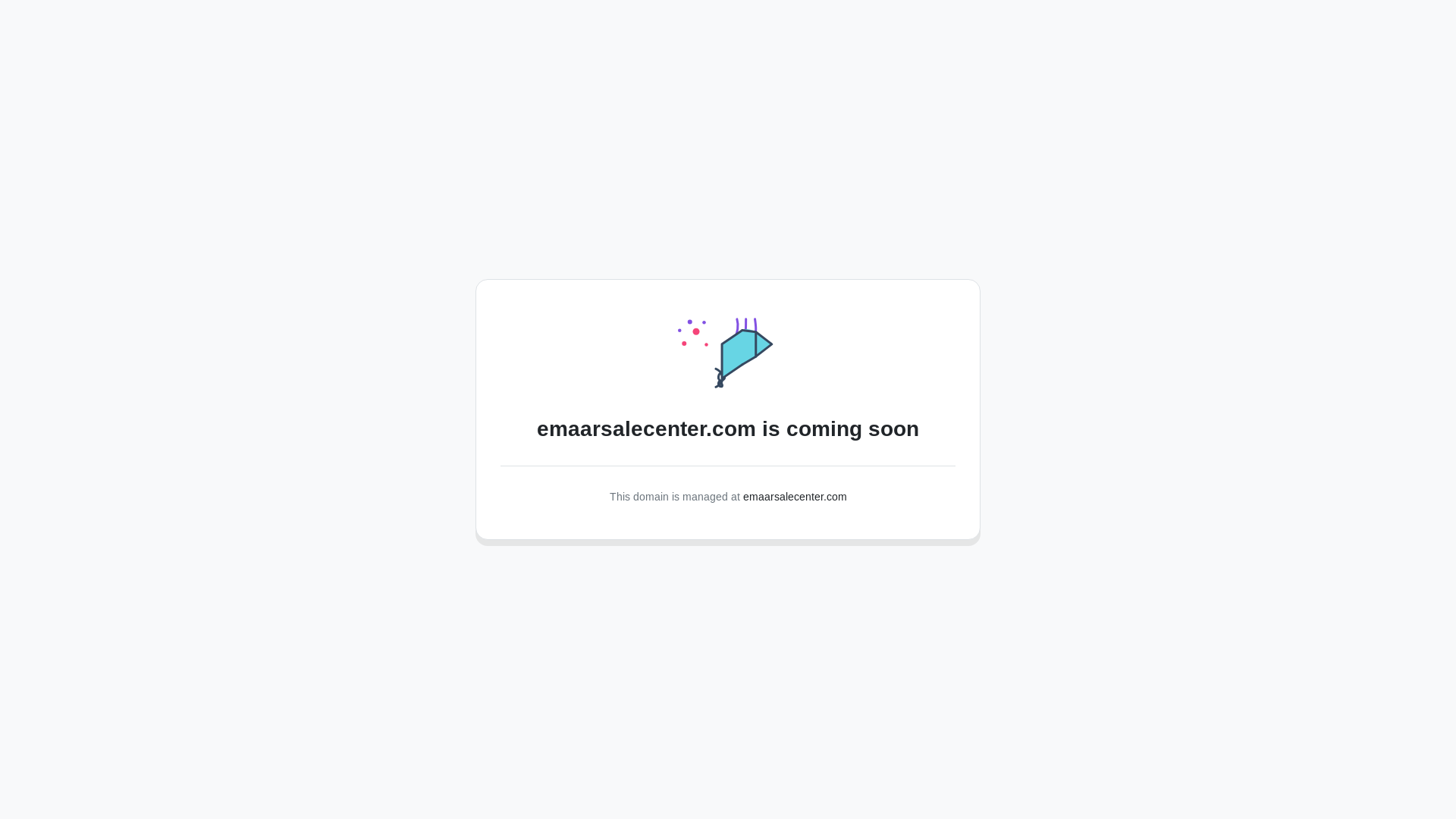 website screenshot of https://emaarsalecenter.com/