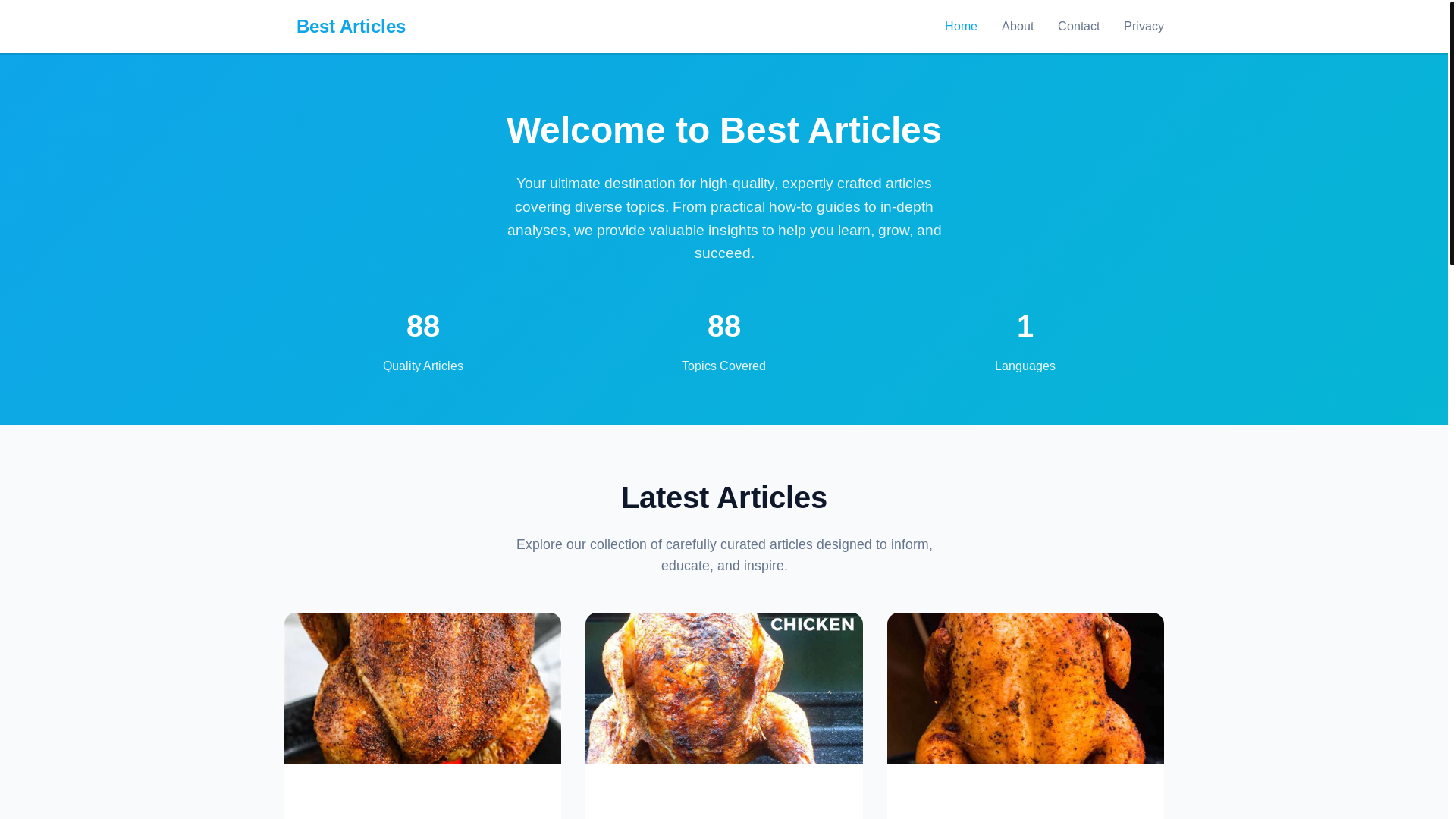 website screenshot of https://chickenstuffedrecipe.pages.dev/