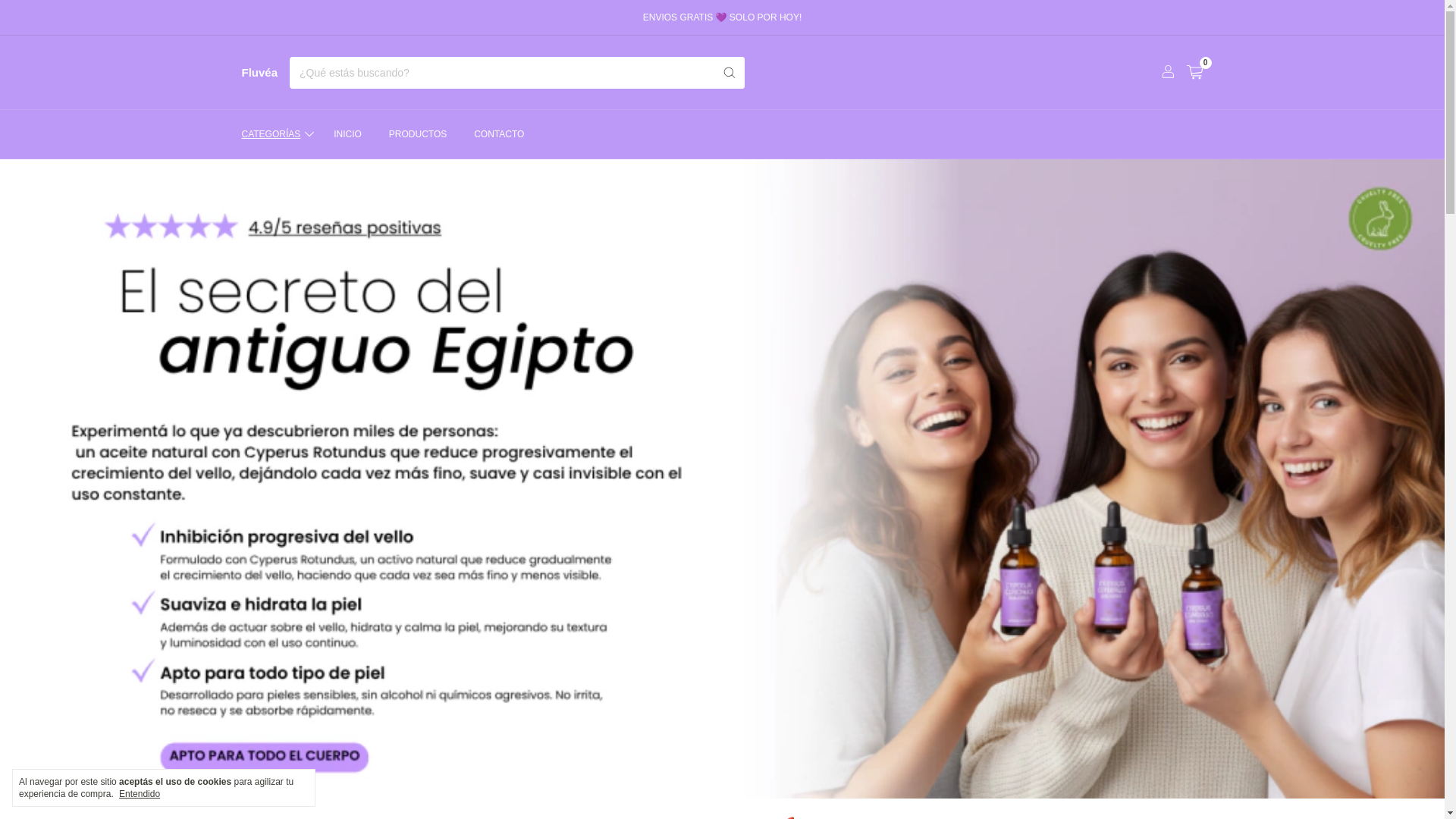 website screenshot of https://fluvea.com.ar/