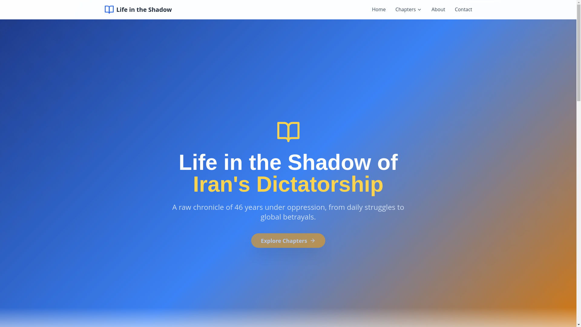 website screenshot of https://irandictatorship.site/