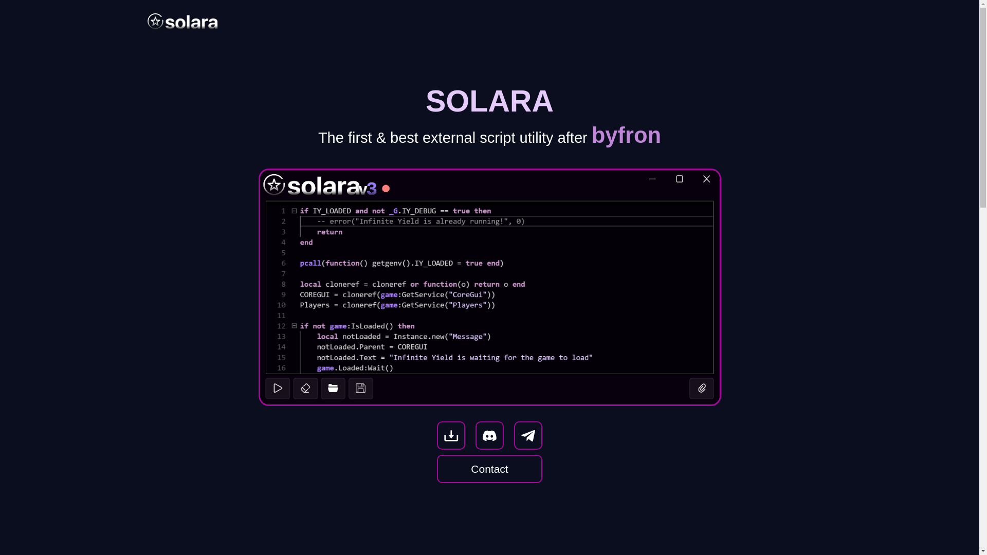 website screenshot of https://getsolara.app/