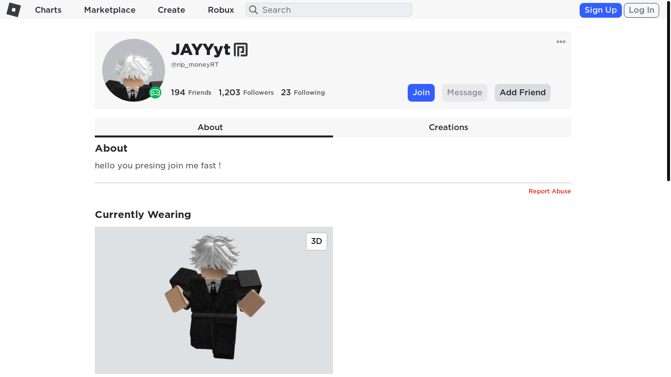 website screenshot of https://httpps-www--roblox.com/users/13030352/profile