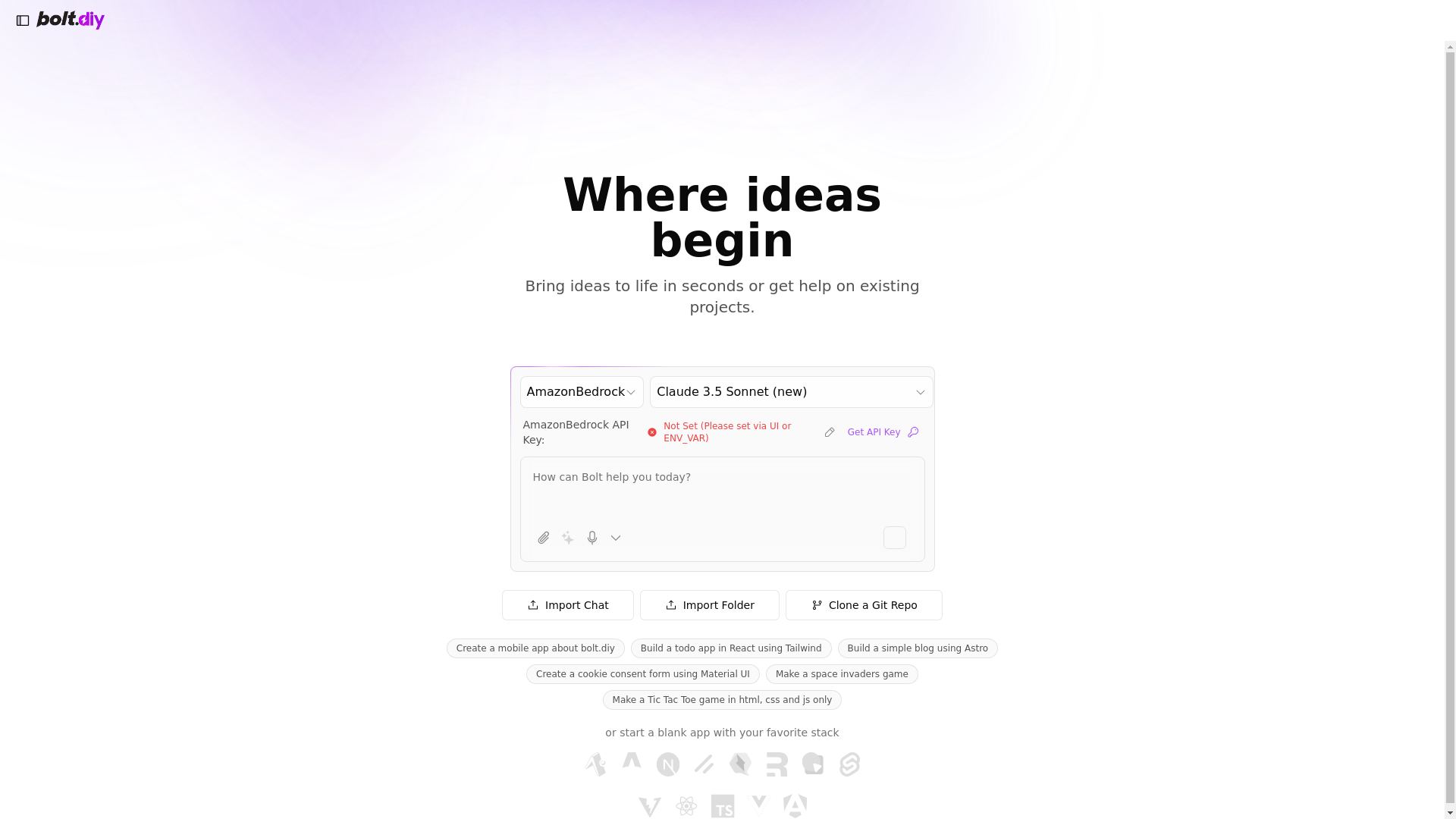 website screenshot of https://bolt-4l6.pages.dev/