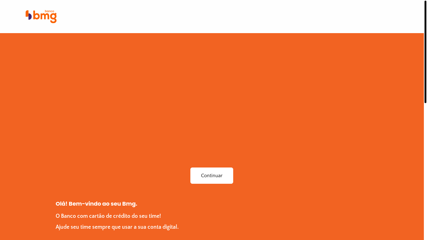 website screenshot of https://bmgcredito.online/