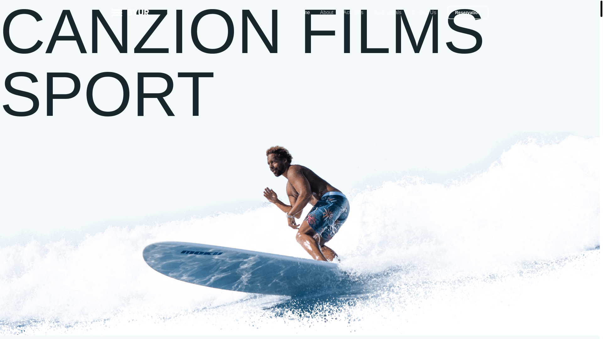website screenshot of https://canzionfilms.video/