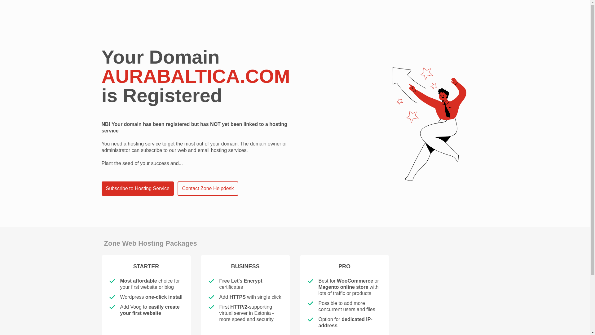 website screenshot of https://aurabaltica.com/