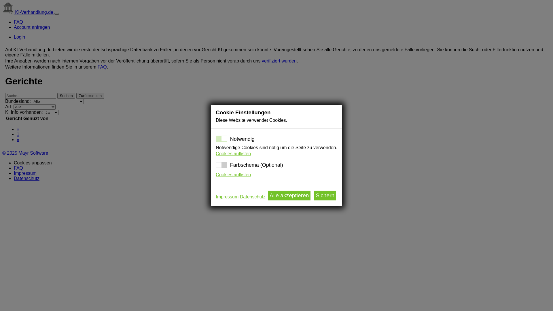 website screenshot of https://ki-vor-gericht.de/