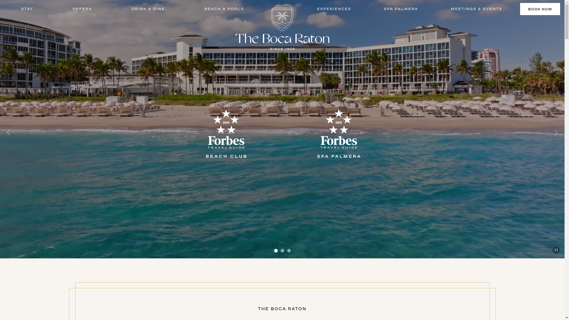 website screenshot of https://thebocaraton.com/