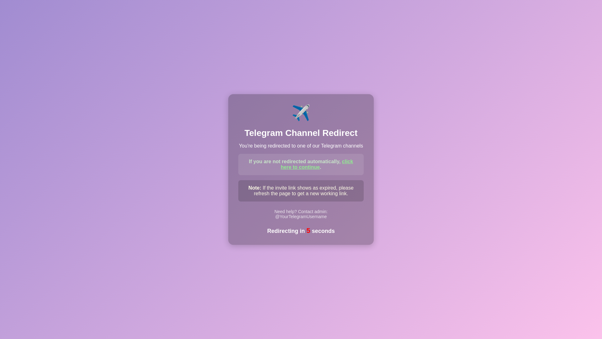 website screenshot of https://telegram-channel-dok.pages.dev/