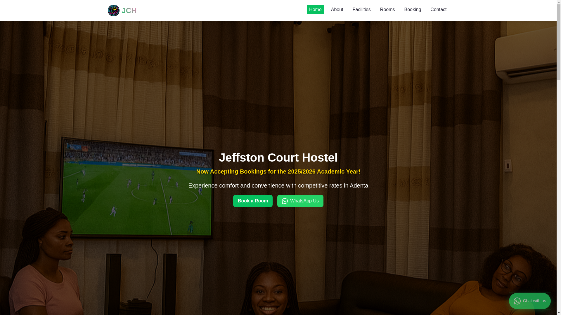 website screenshot of https://jeffstoncourthostel.com/