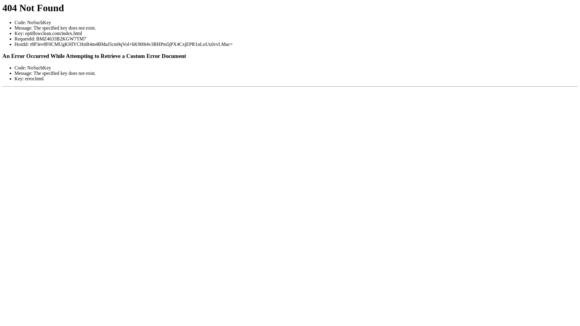 website screenshot of https://optiflowclean.com/