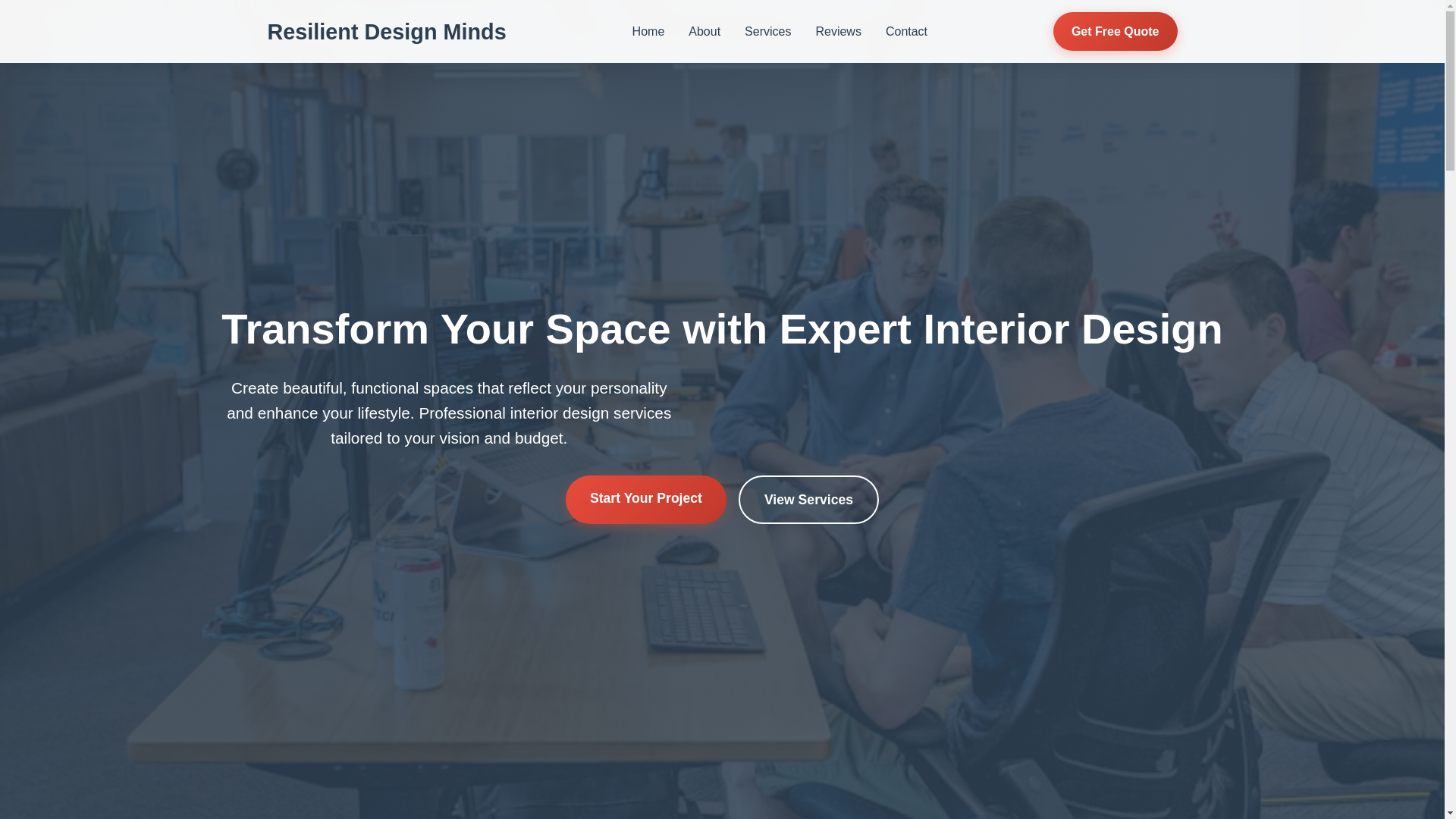 website screenshot of https://resilientdesignminds.courses/