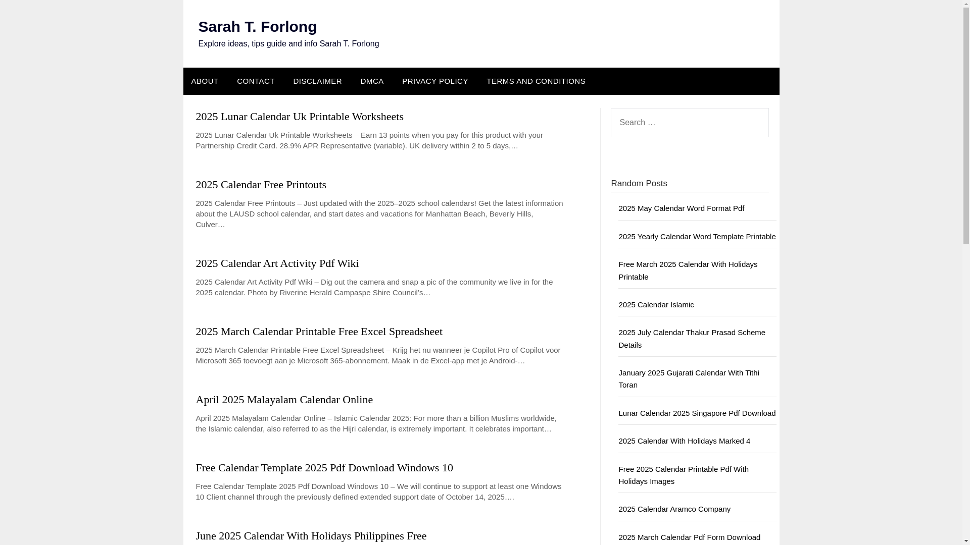 website screenshot of https://sarahtforlong.pages.dev/
