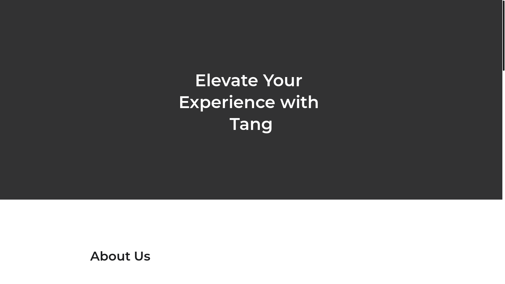 website screenshot of https://tangleather.com/