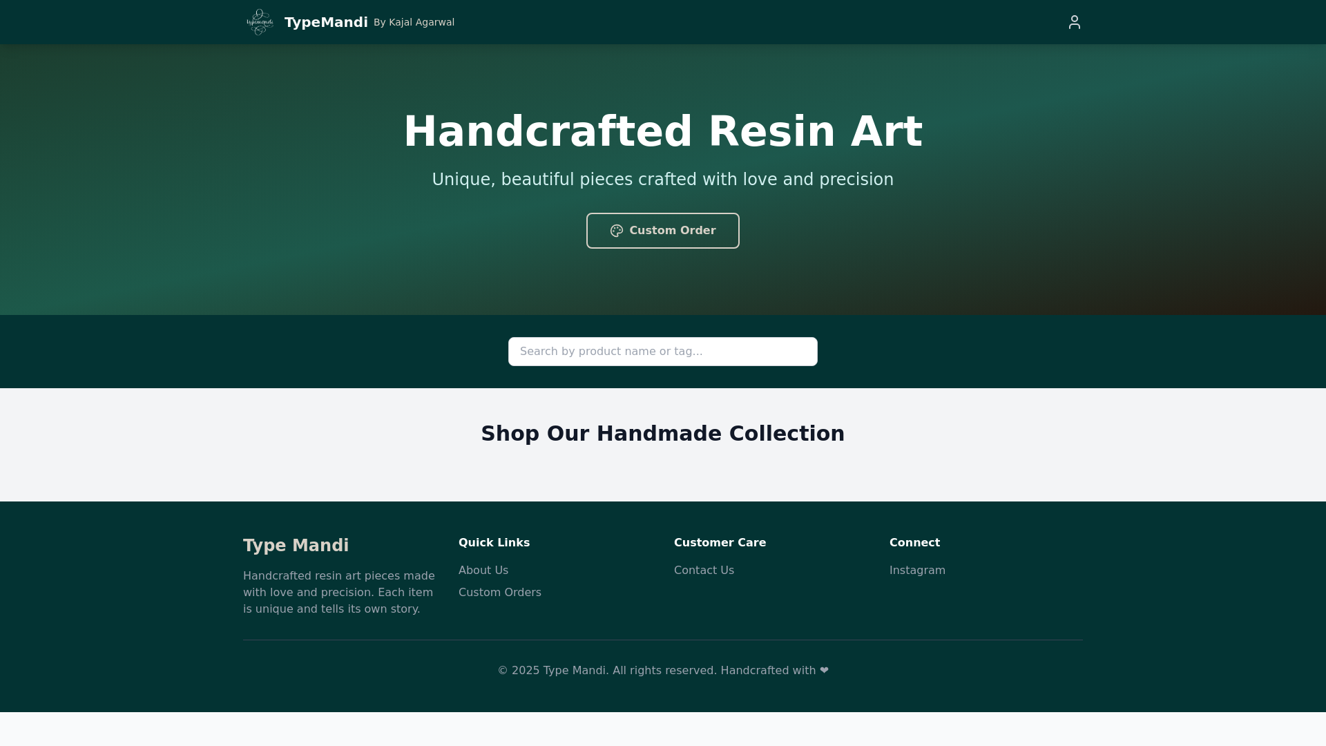 website screenshot of https://typemandi.pages.dev/