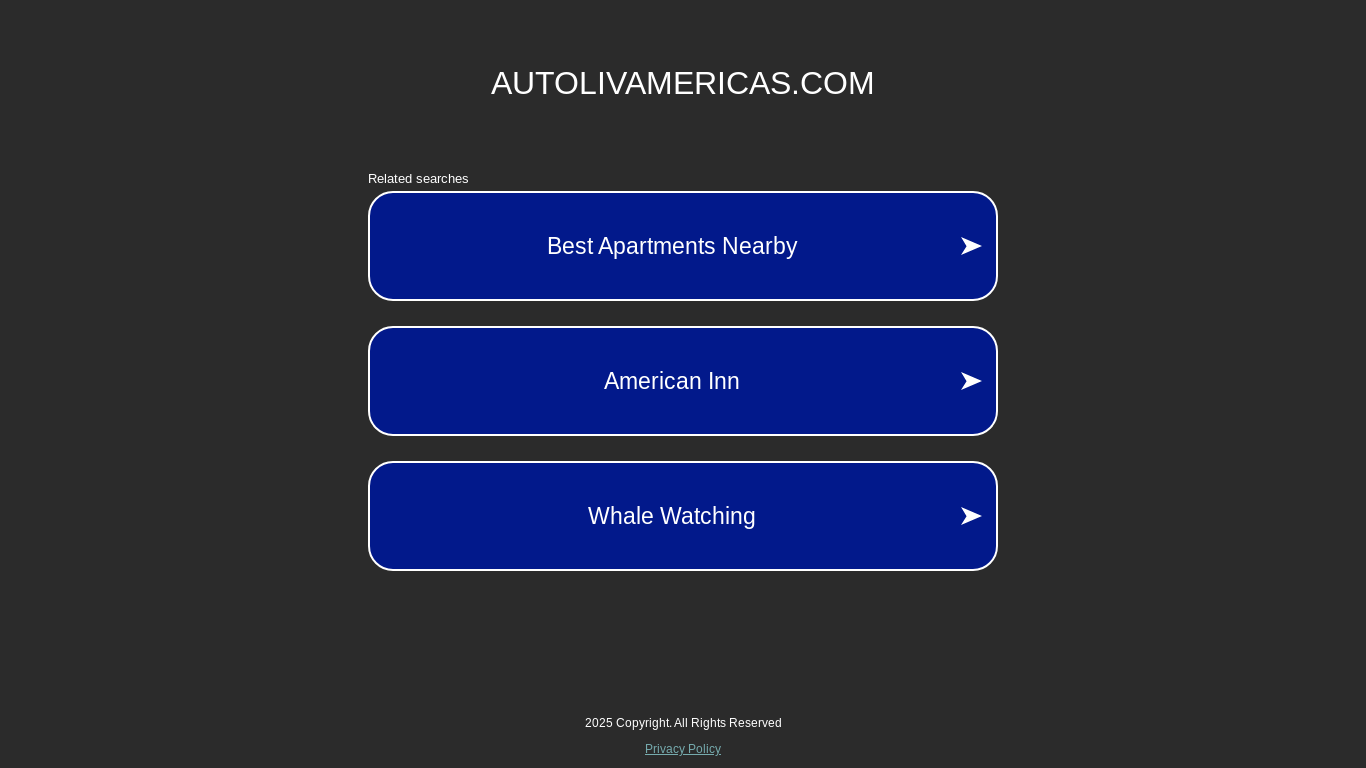 website screenshot of https://autolivamericas.com/