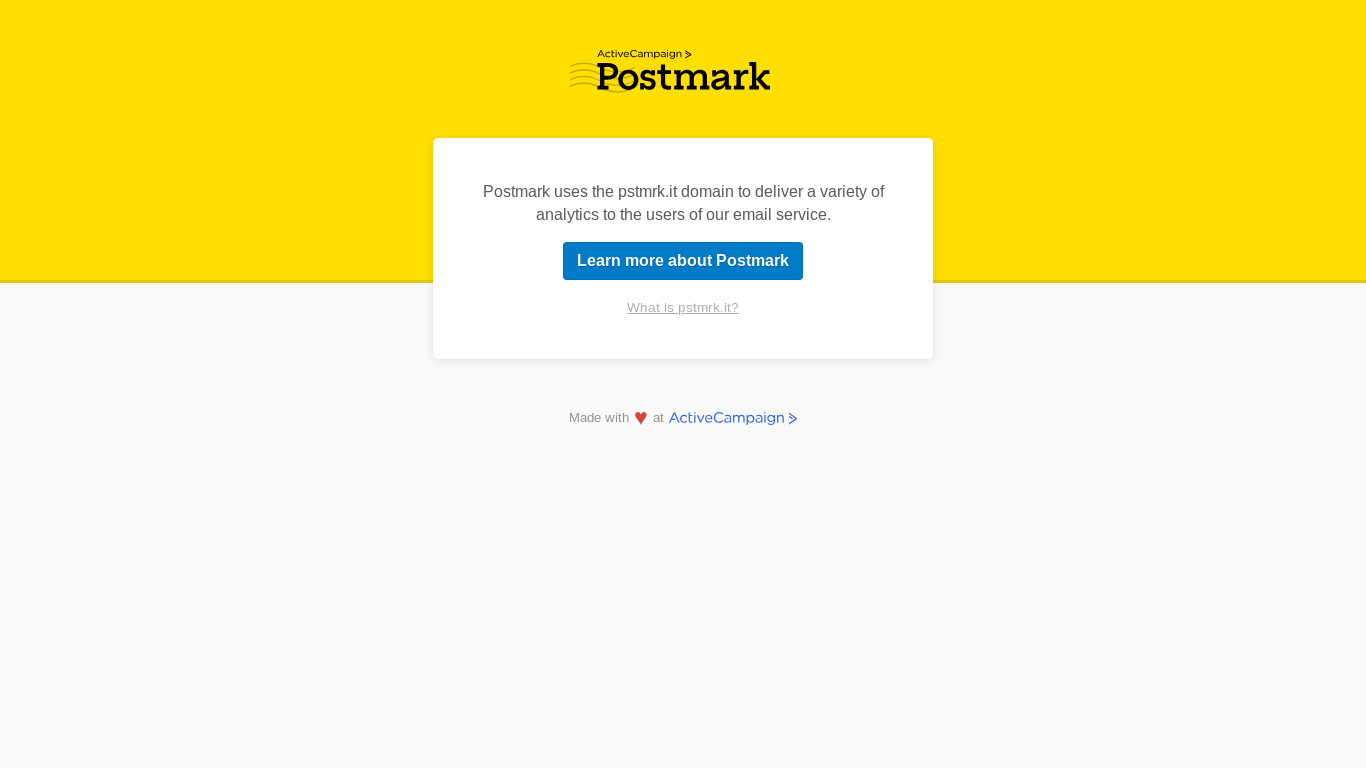 website screenshot of https://track.pstmrk.it/
