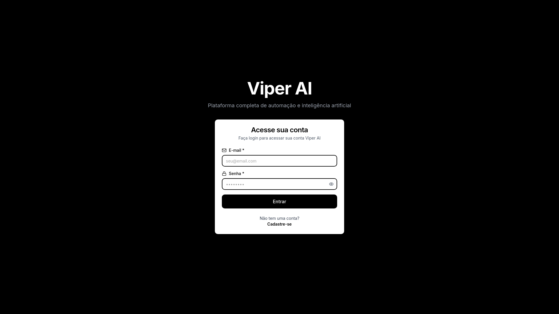 website screenshot of https://painelviperai.site/