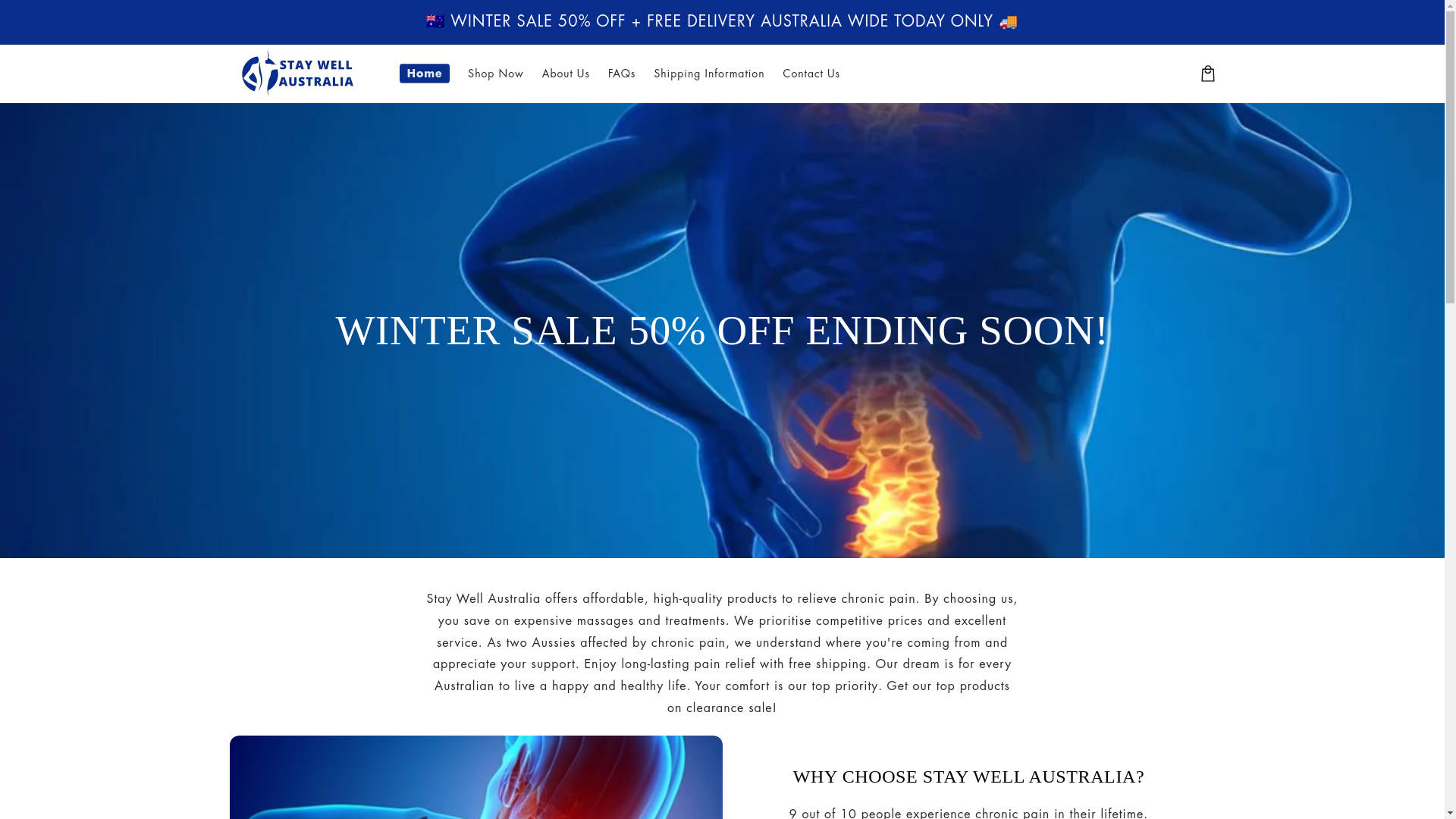 website screenshot of https://staywellaustralia.com.au/