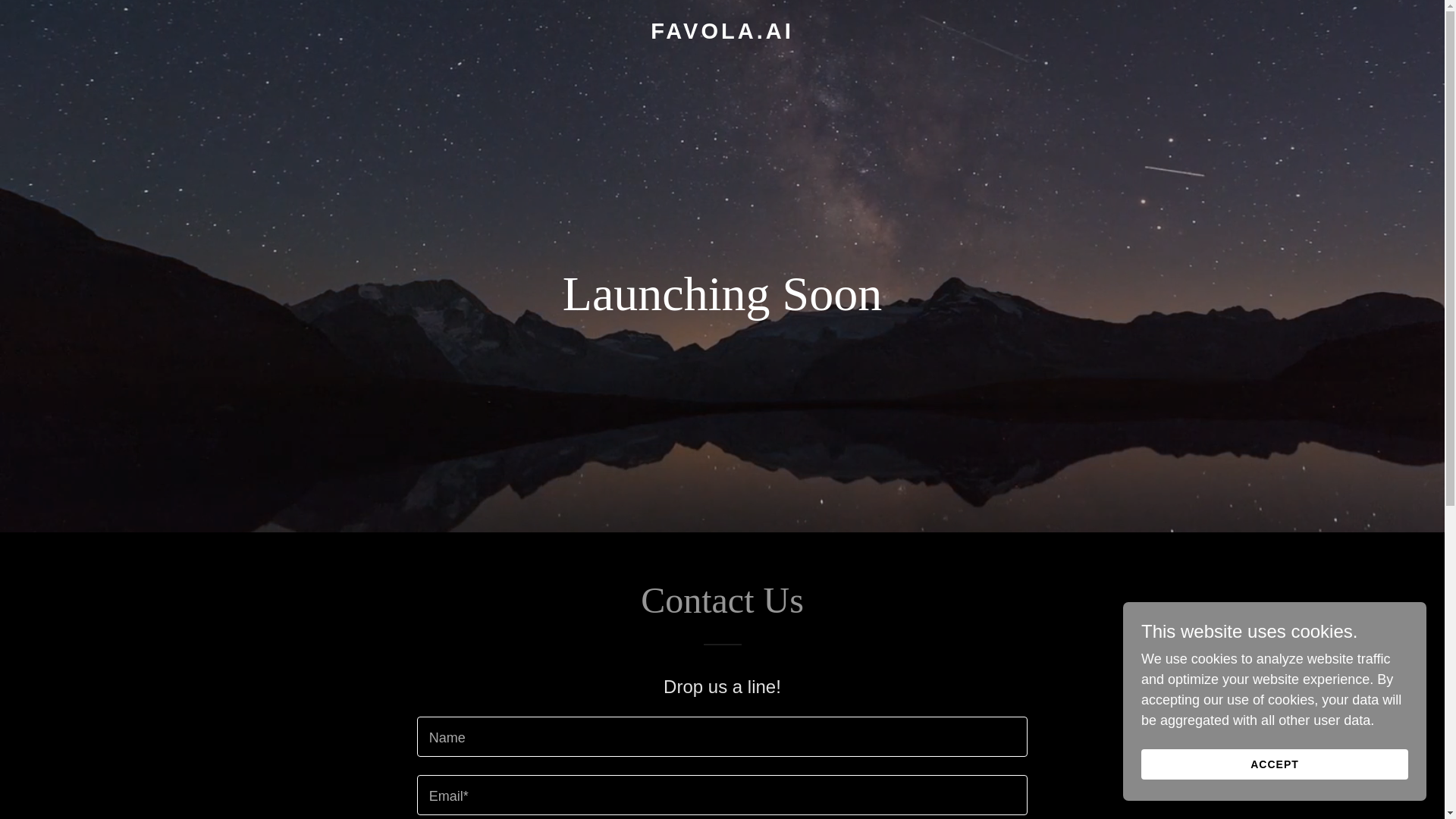 website screenshot of https://favola.ai/