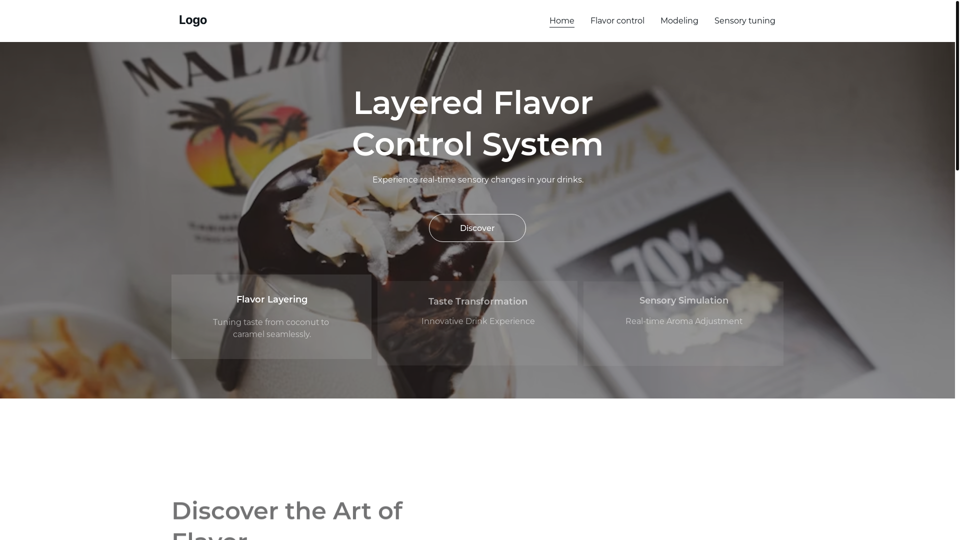website screenshot of https://caramelcocoblender.click/