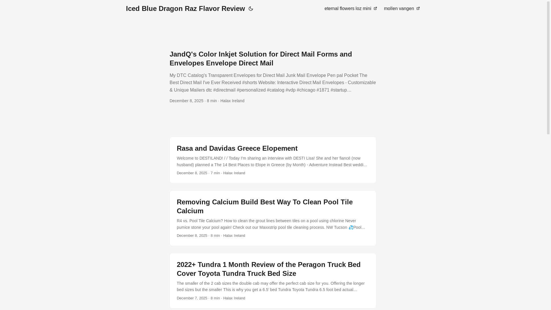 website screenshot of https://icedbluedragonrazflavorreview.pages.dev/