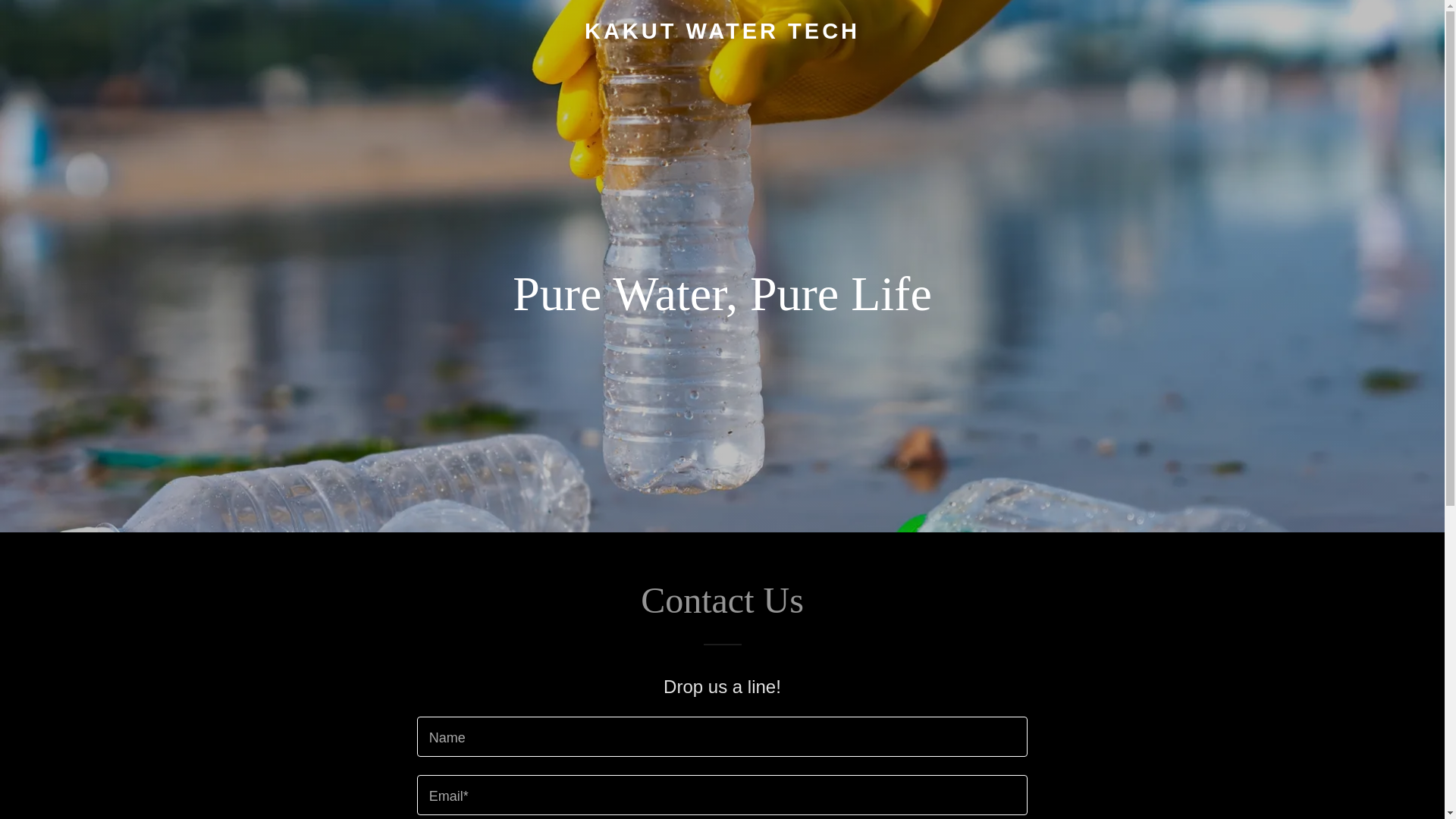 website screenshot of https://kakutwatertech.com/