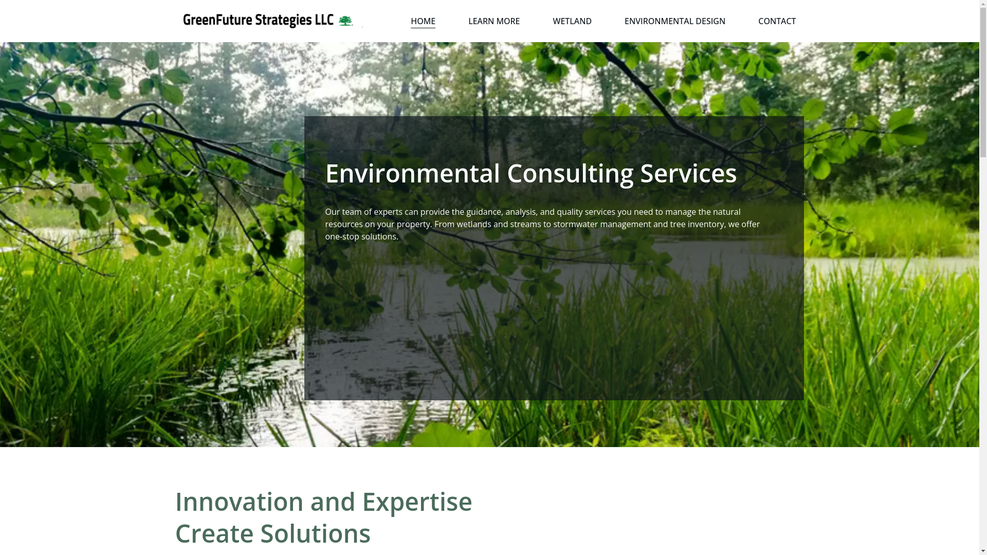 website screenshot of https://greenfuturestrategies.site/