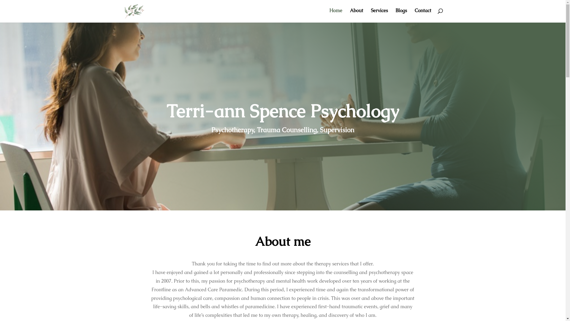 website screenshot of https://terri-annspencepsychology.online/