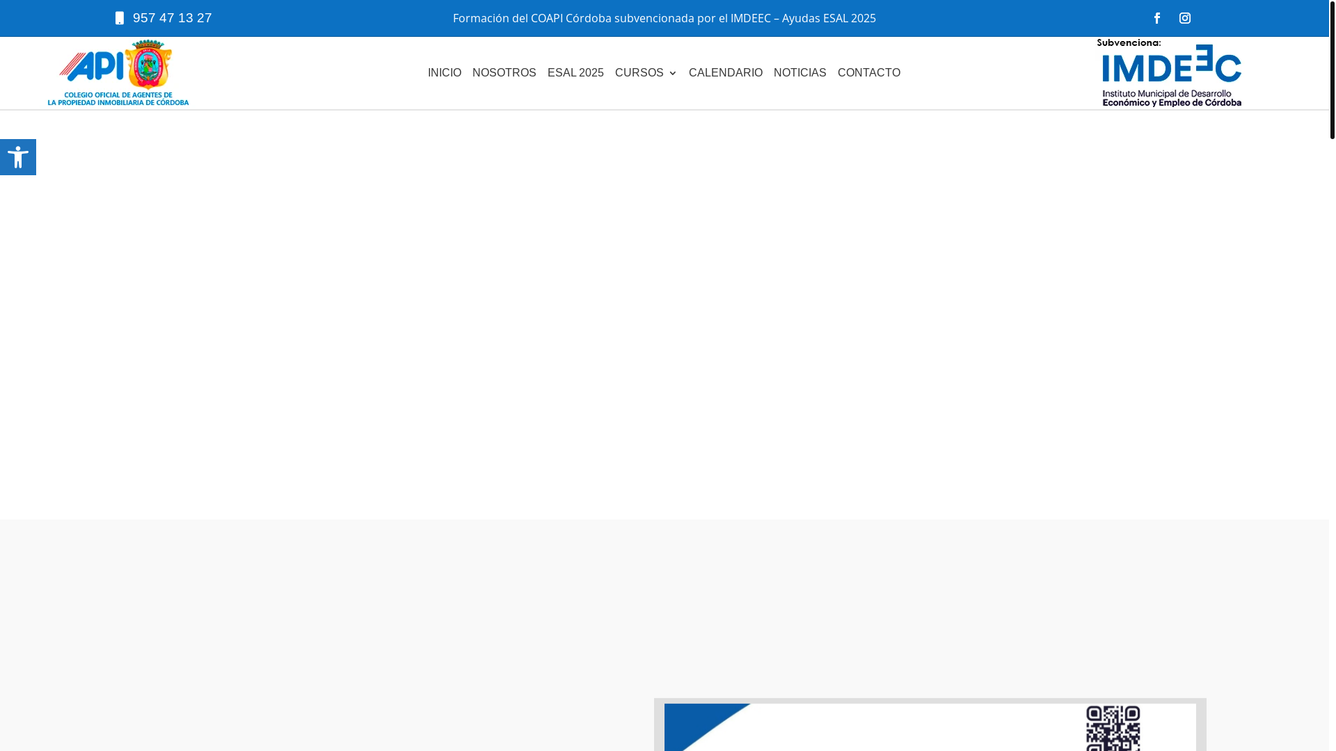 website screenshot of https://www.formacionapicordoba2026-esal.es/