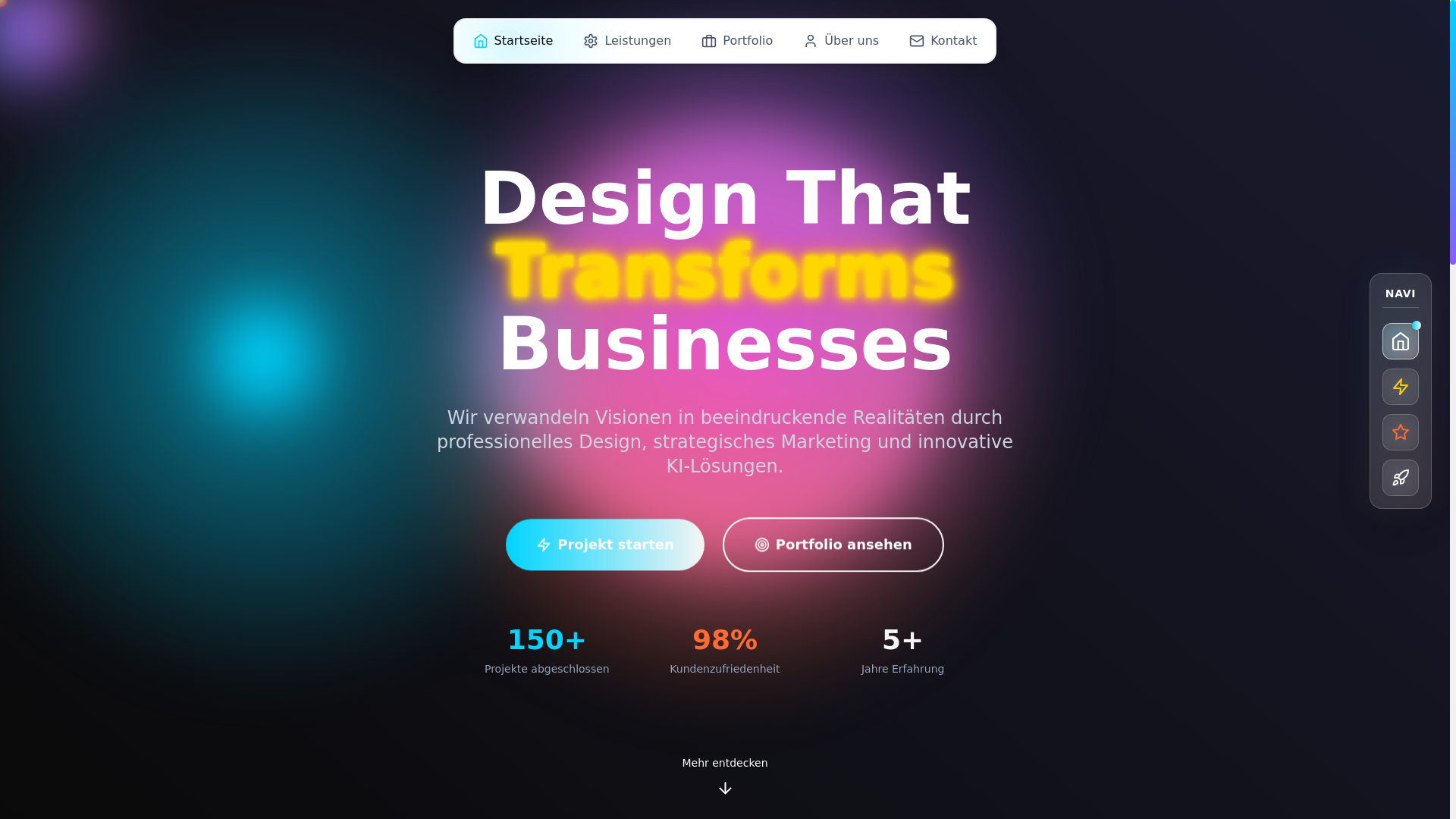 website screenshot of https://formellavision.de/