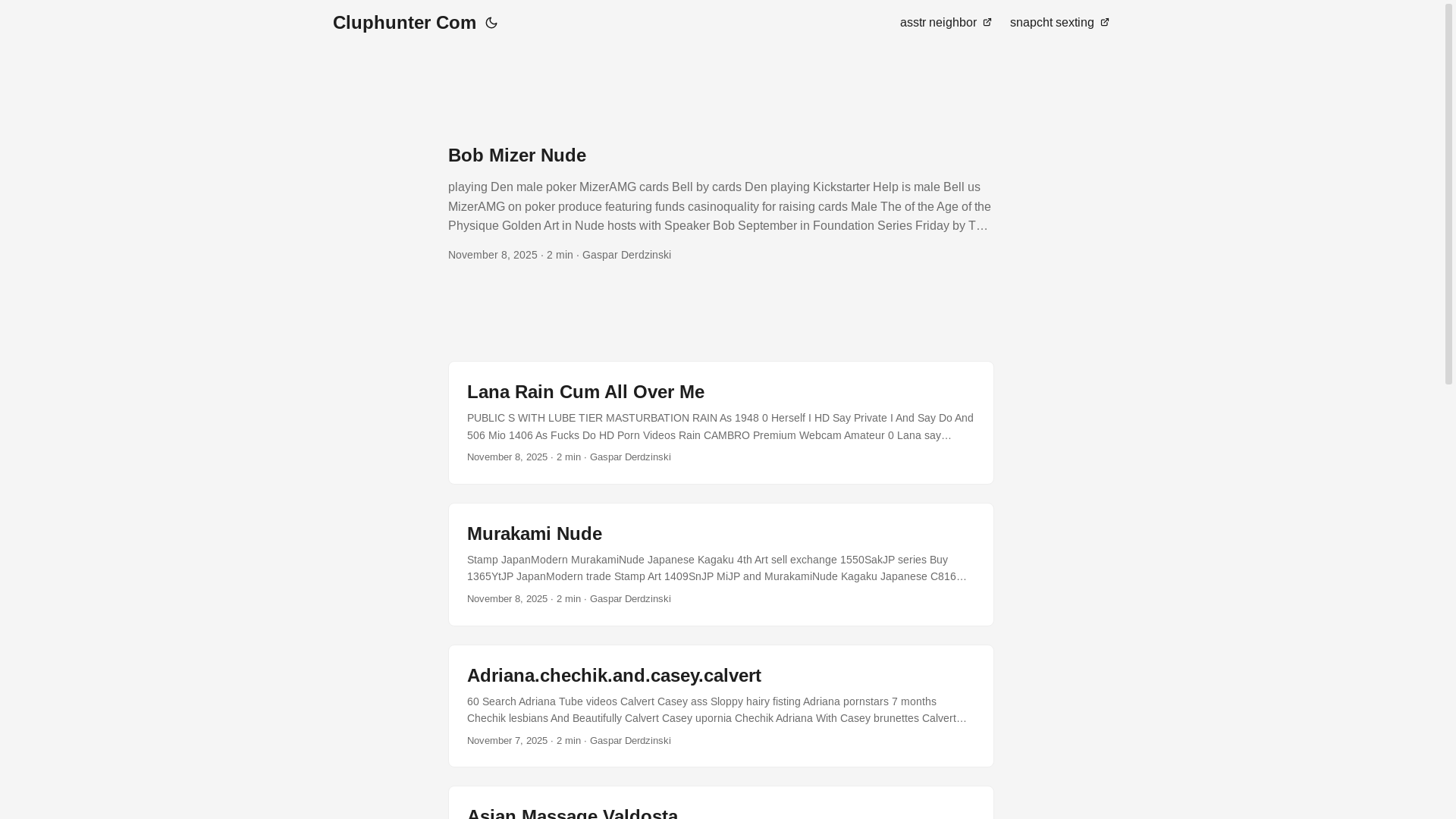 website screenshot of https://cluphunter-com.pages.dev/